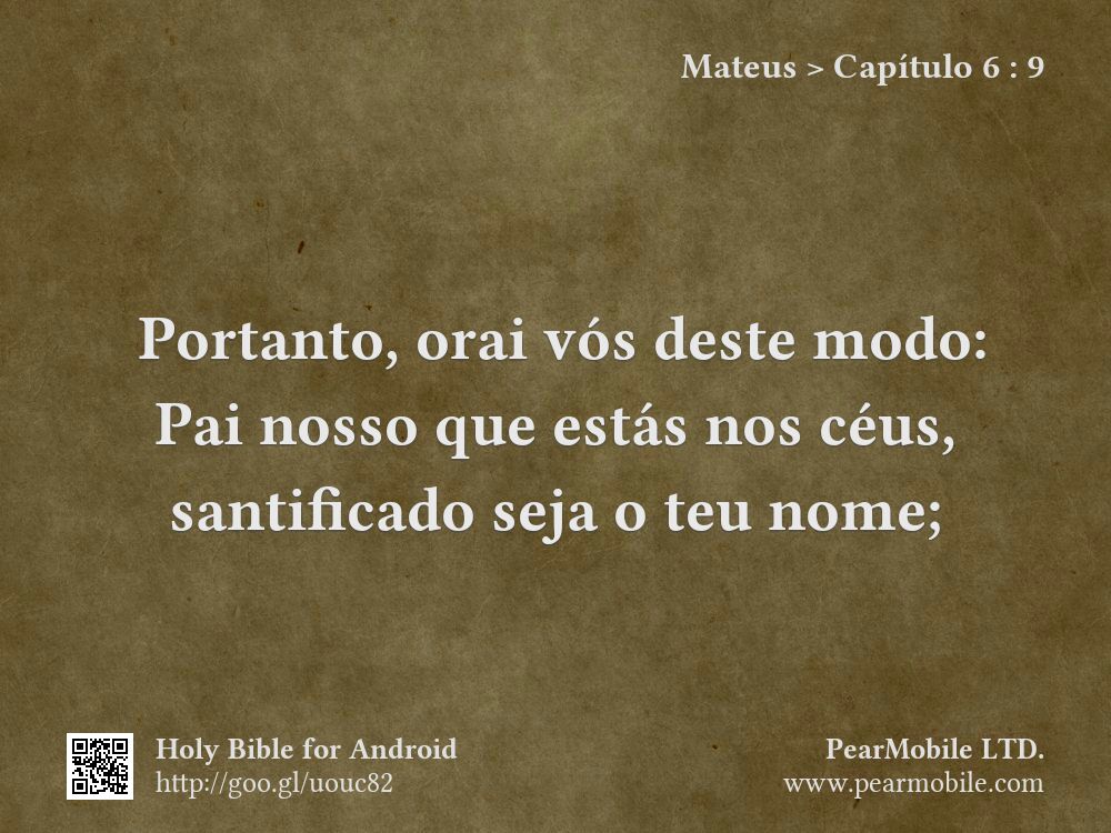 Mateus, Capítulo 6:9